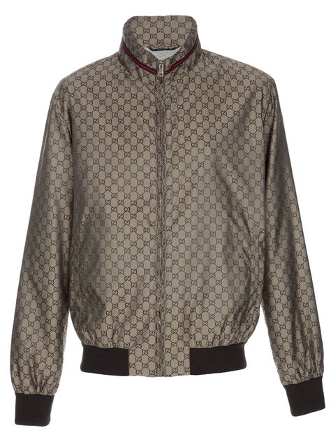 gucci bomber jacket uomo|gucci monogram jacket men.